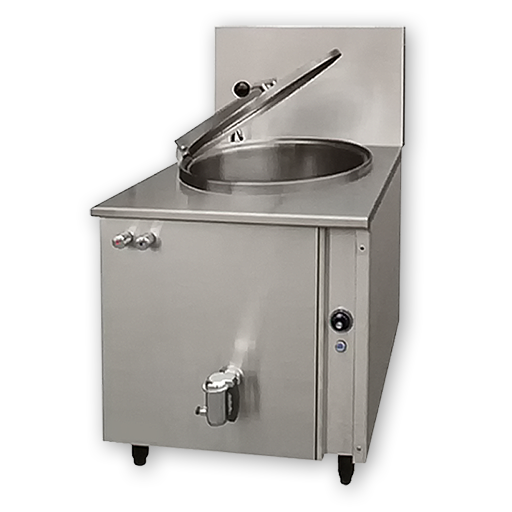 MARMITE RONDE INOX GAZ CHAUFFE DIRECTE A150